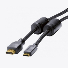 Cordon HDMI highspeed mini HDMI vers HDMI 1.50m HQ
