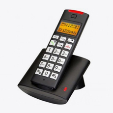 Téléphone sans fil DECT lumineux base + 1 combiné