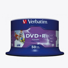 Spindle de 50 DVD + r verbatim